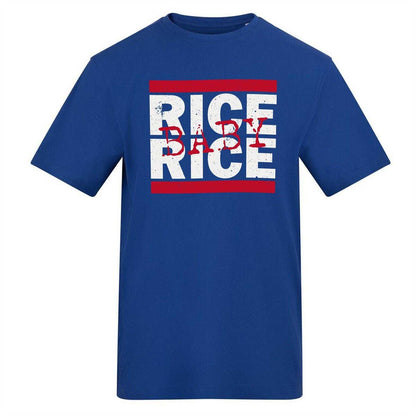 Blue - Front - AWD Mens Rice Rice Baby T-Shirt