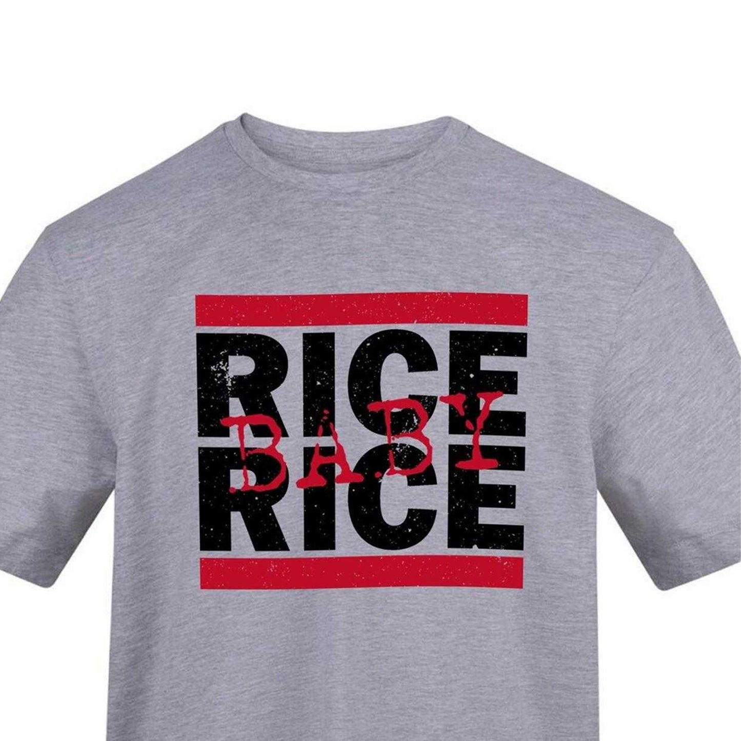 Grey - Side - AWD Mens Rice Rice Baby T-Shirt