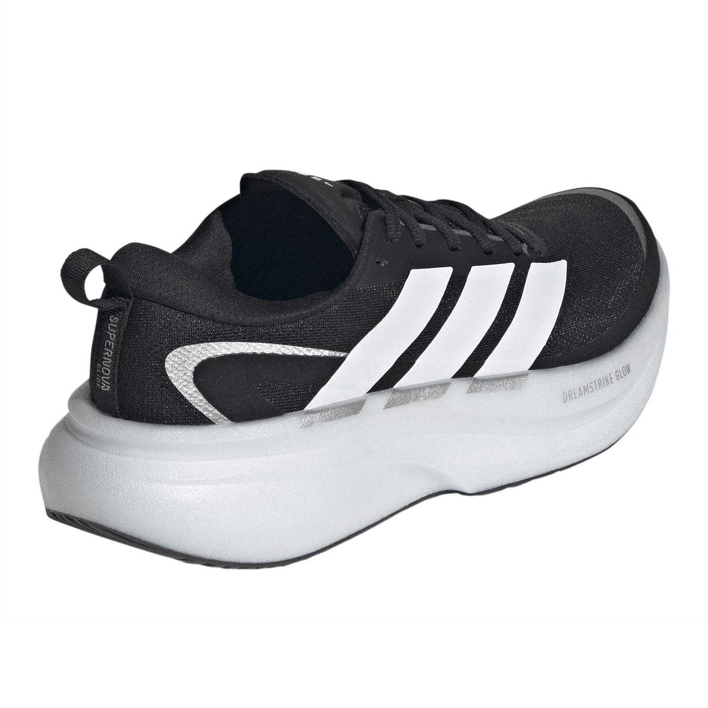 Black-White - Back - Adidas Womens-Ladies Supernova Glide Shoes