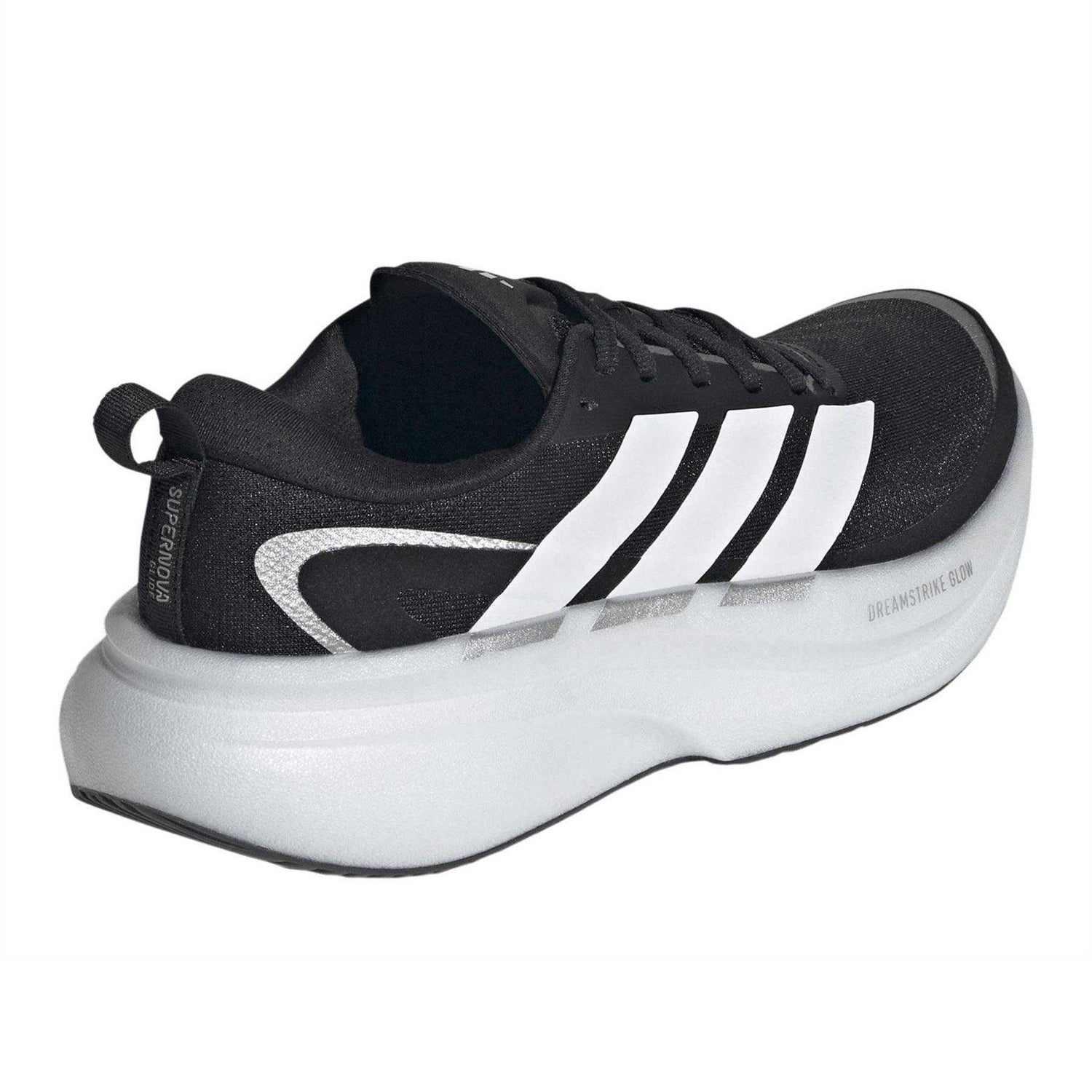 Black-White - Back - Adidas Womens-Ladies Supernova Glide Shoes