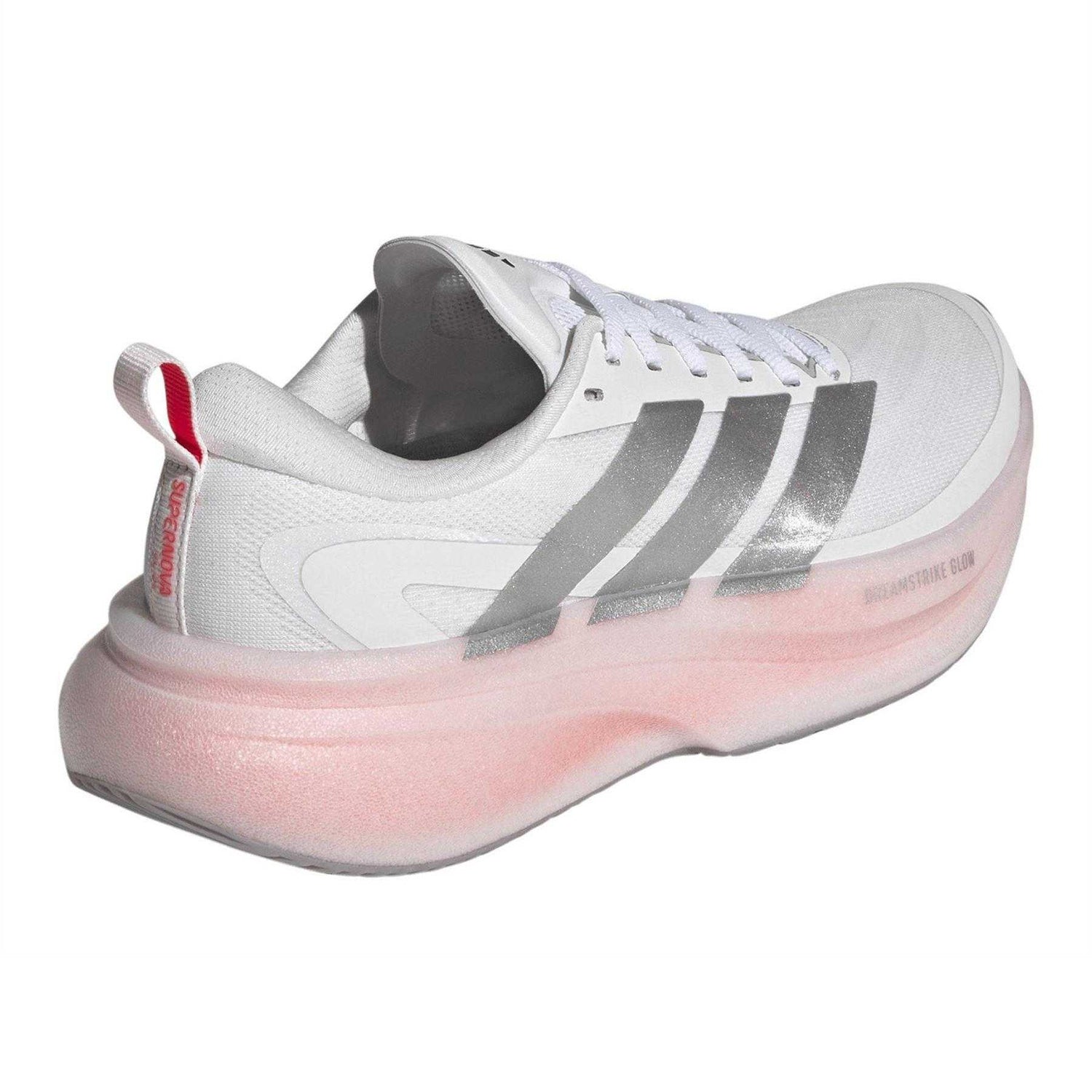 White - Back - Adidas Womens-Ladies Supernova Glide Shoes