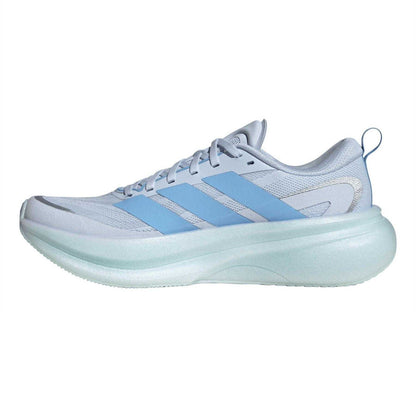 Crystal-Blue - Side - Adidas Womens-Ladies Supernova Glide Shoes