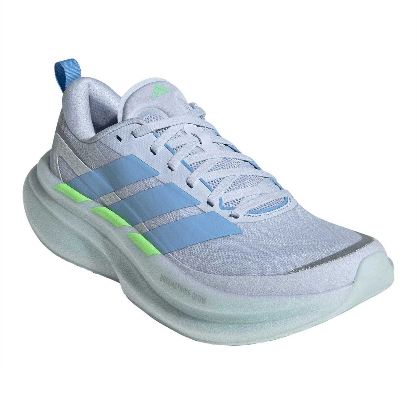 Crystal-Blue - Pack Shot - Adidas Womens-Ladies Supernova Glide Shoes
