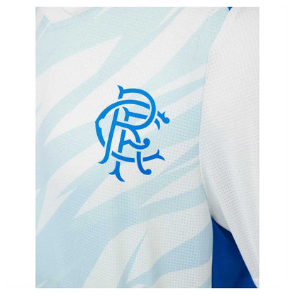 White-Lapis Blue - Lifestyle - Castore Childrens-Kids Rangers FC Football Shirt