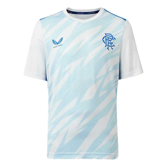 White-Lapis Blue - Front - Castore Childrens-Kids Rangers FC Football Shirt