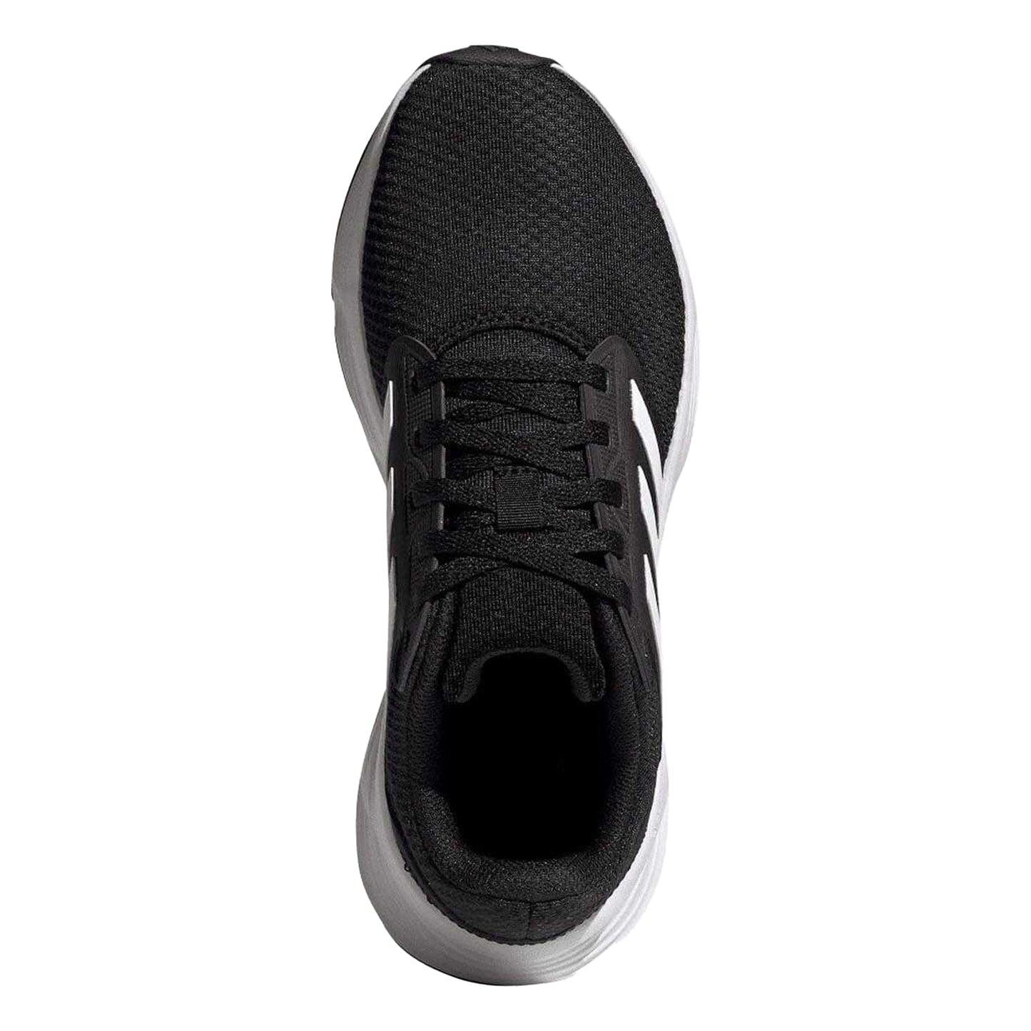 Black-White - Side - Adidas Womens-Ladies Galaxy 6 Running Shoes