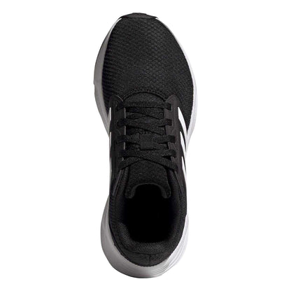 Black-White - Side - Adidas Womens-Ladies Galaxy 6 Running Shoes