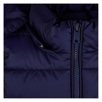 Dark Blue - Lifestyle - Minoti Girls Quilted Detachable Hood Gilet