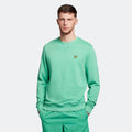 Mint Green - Front - Lyle & Scott Mens Crew Neck Sweatshirt