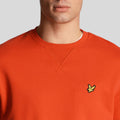 Bright Orange - Lifestyle - Lyle & Scott Mens Crew Neck Sweatshirt