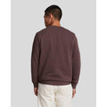 Brown - Side - Lyle & Scott Mens Crew Neck Sweatshirt