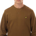 Light Brown - Back - Lyle & Scott Mens Crew Neck Sweatshirt