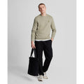 Beige - Back - Lyle & Scott Mens Crew Neck Sweatshirt