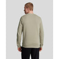 Beige - Side - Lyle & Scott Mens Crew Neck Sweatshirt