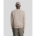 Taupe - Side - Lyle & Scott Mens Crew Neck Sweatshirt