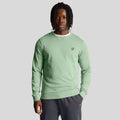 Light Green - Front - Lyle & Scott Mens Crew Neck Sweatshirt