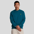 Navy - Front - Lyle & Scott Mens Crew Neck Sweatshirt