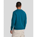 Navy - Side - Lyle & Scott Mens Crew Neck Sweatshirt