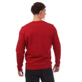 Red - Side - Lyle & Scott Mens Crew Neck Sweatshirt