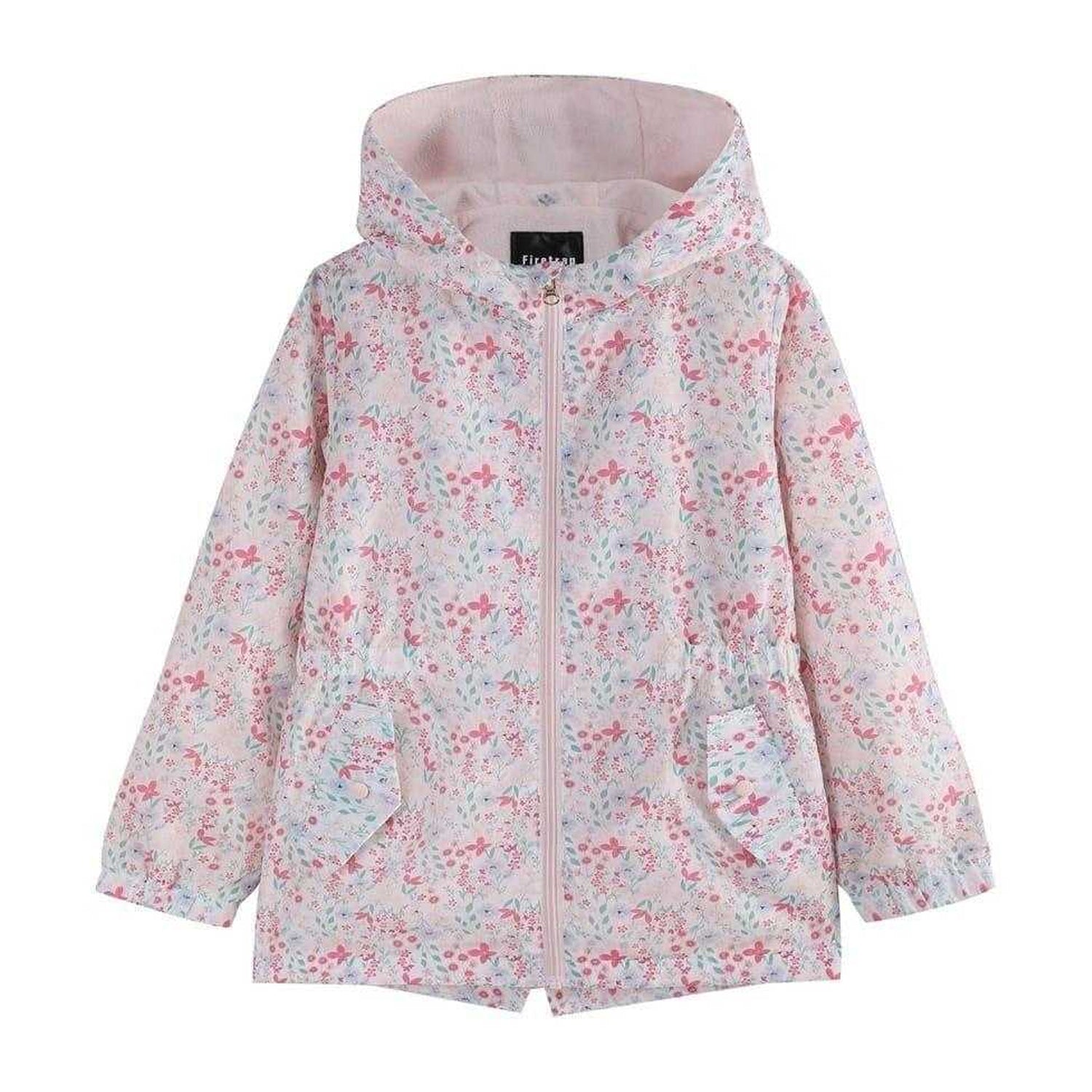 Pink - Front - Firetrap Girls Floral Jacket