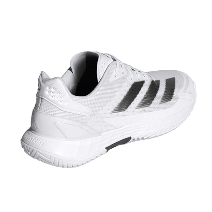 White - Back - Adidas Mens Defiant Speed 2 Tennis Shoes