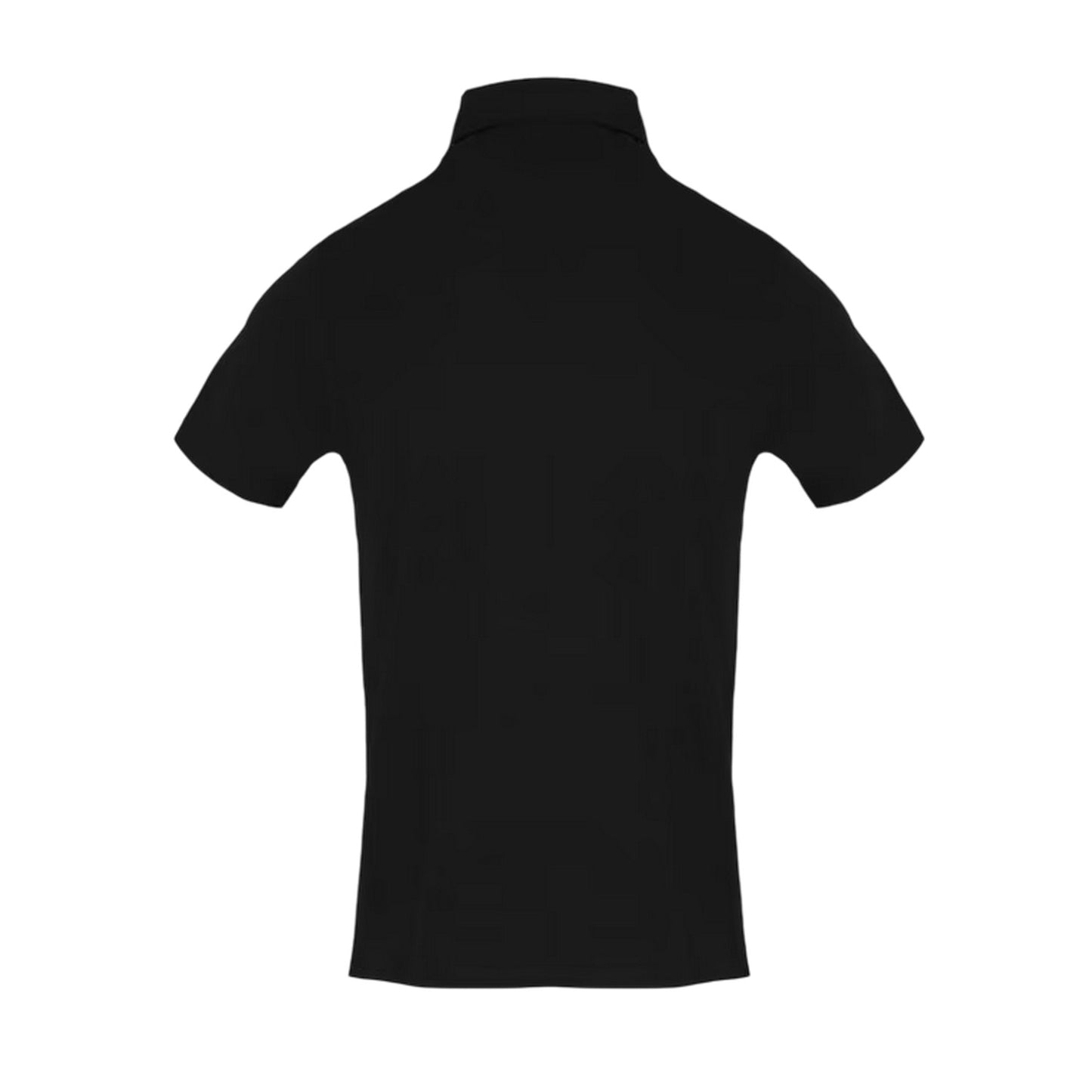 Black - Back - Aquascutum Mens Logo Polo Shirt