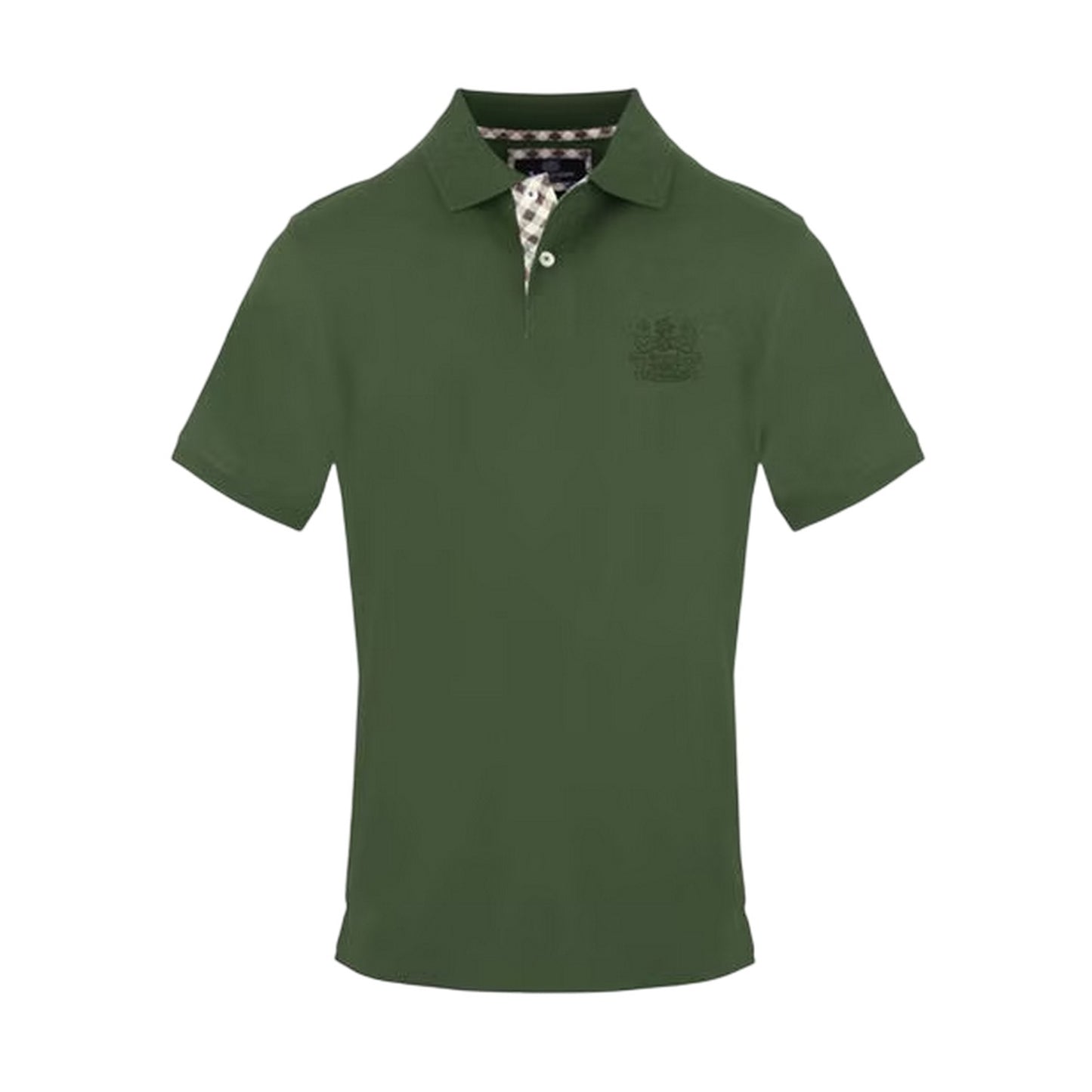 Black - Side - Aquascutum Mens Logo Polo Shirt