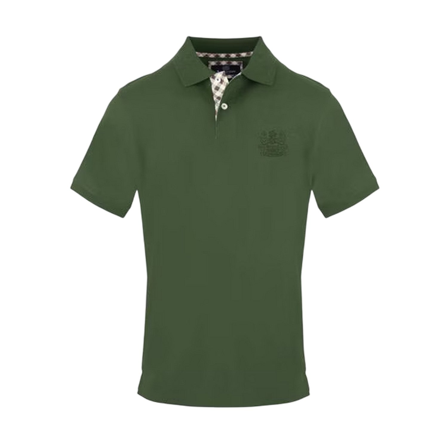 Black - Side - Aquascutum Mens Logo Polo Shirt