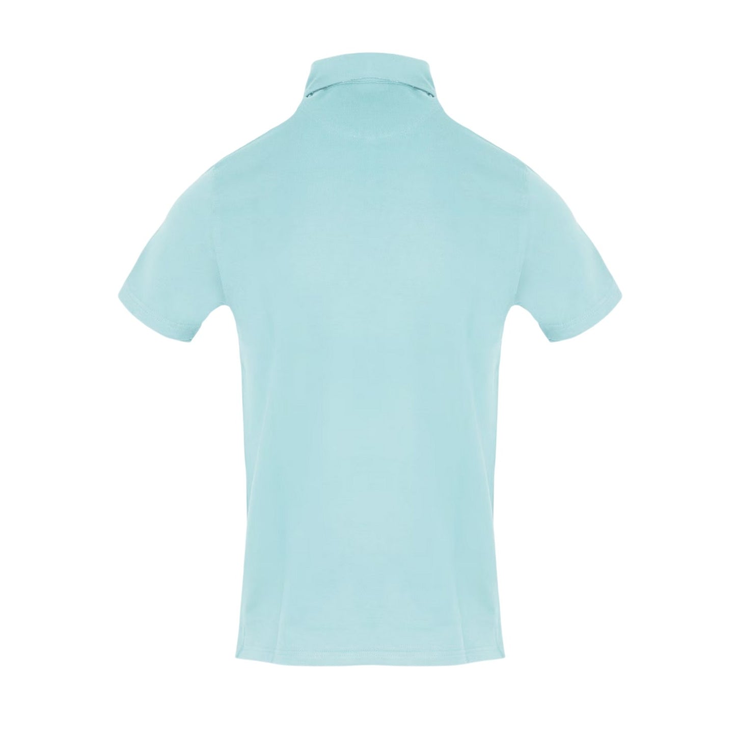 Sky Blue - Back - Aquascutum Mens Logo Polo Shirt