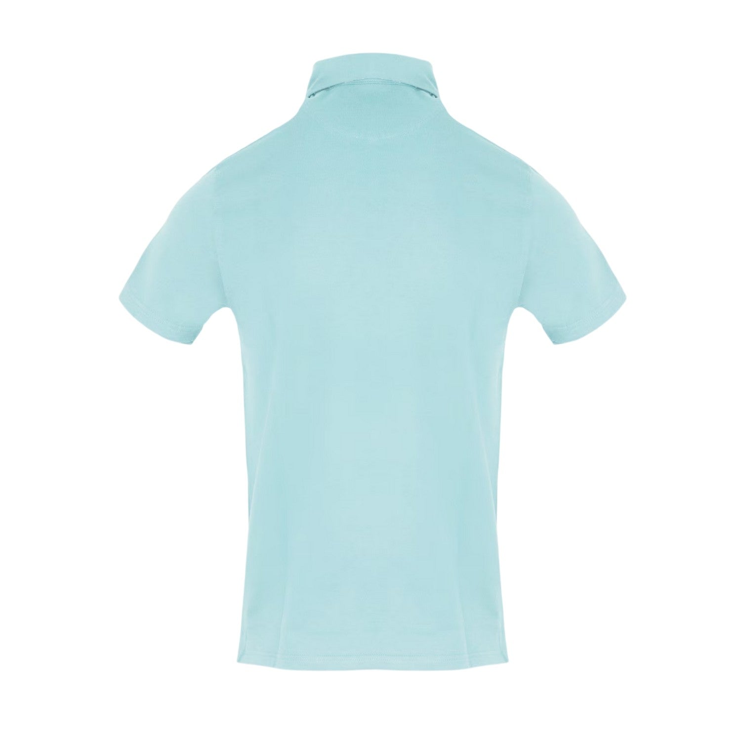 Sky Blue - Back - Aquascutum Mens Logo Polo Shirt
