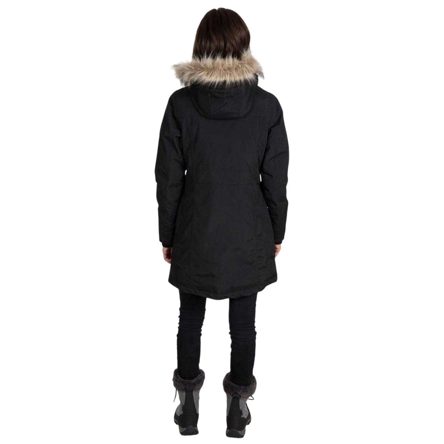 Black - Back - DLX Womens-Ladies Bettany Down Jacket