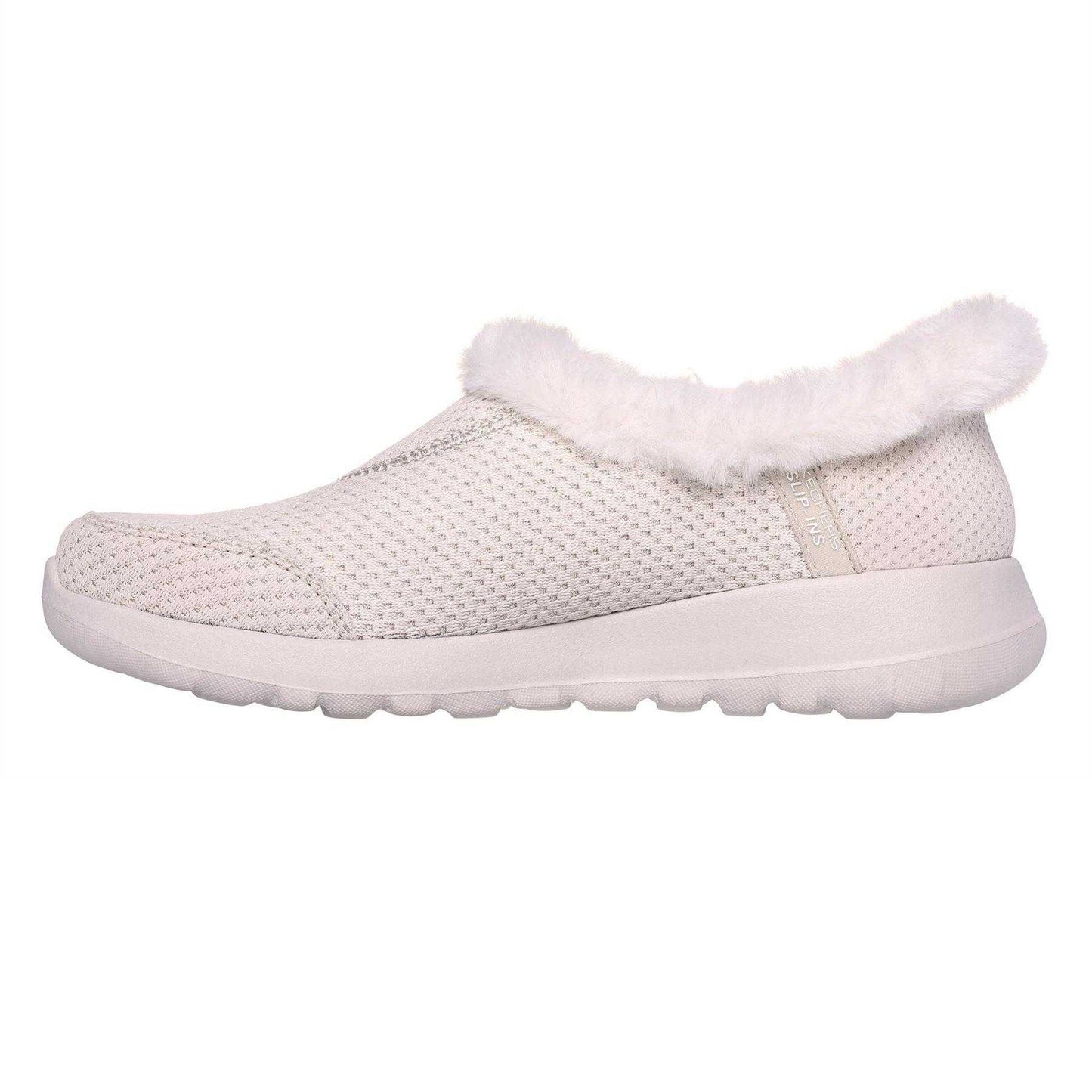 Natural - Side - Skechers Womens-Ladies On The Go Flat Boots