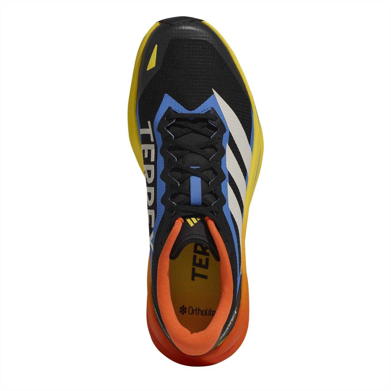 Black-Orange - Lifestyle - Adidas Mens Off-Road Trail 3 Stripes Running Shoes