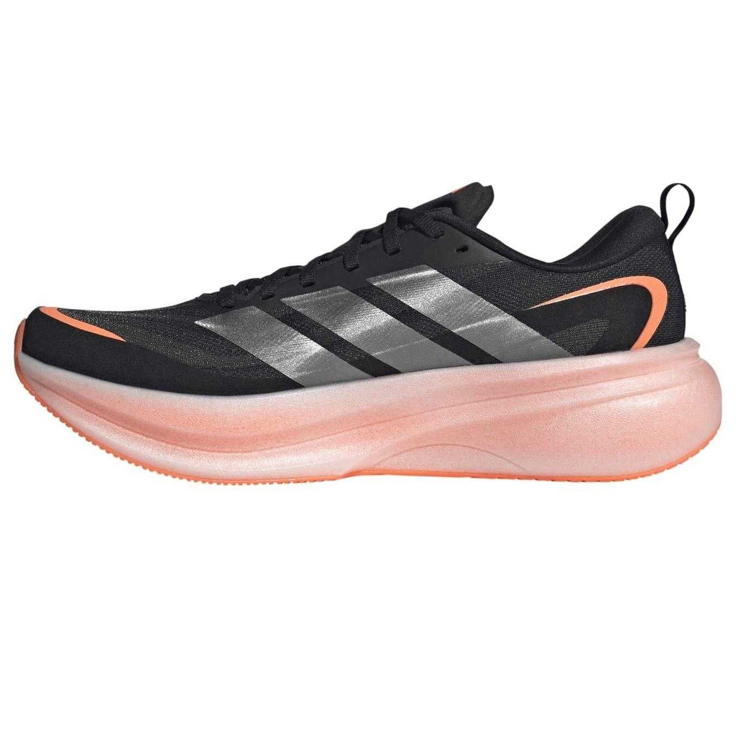 Black-Orange - Side - Adidas Mens Supernova Running Shoes
