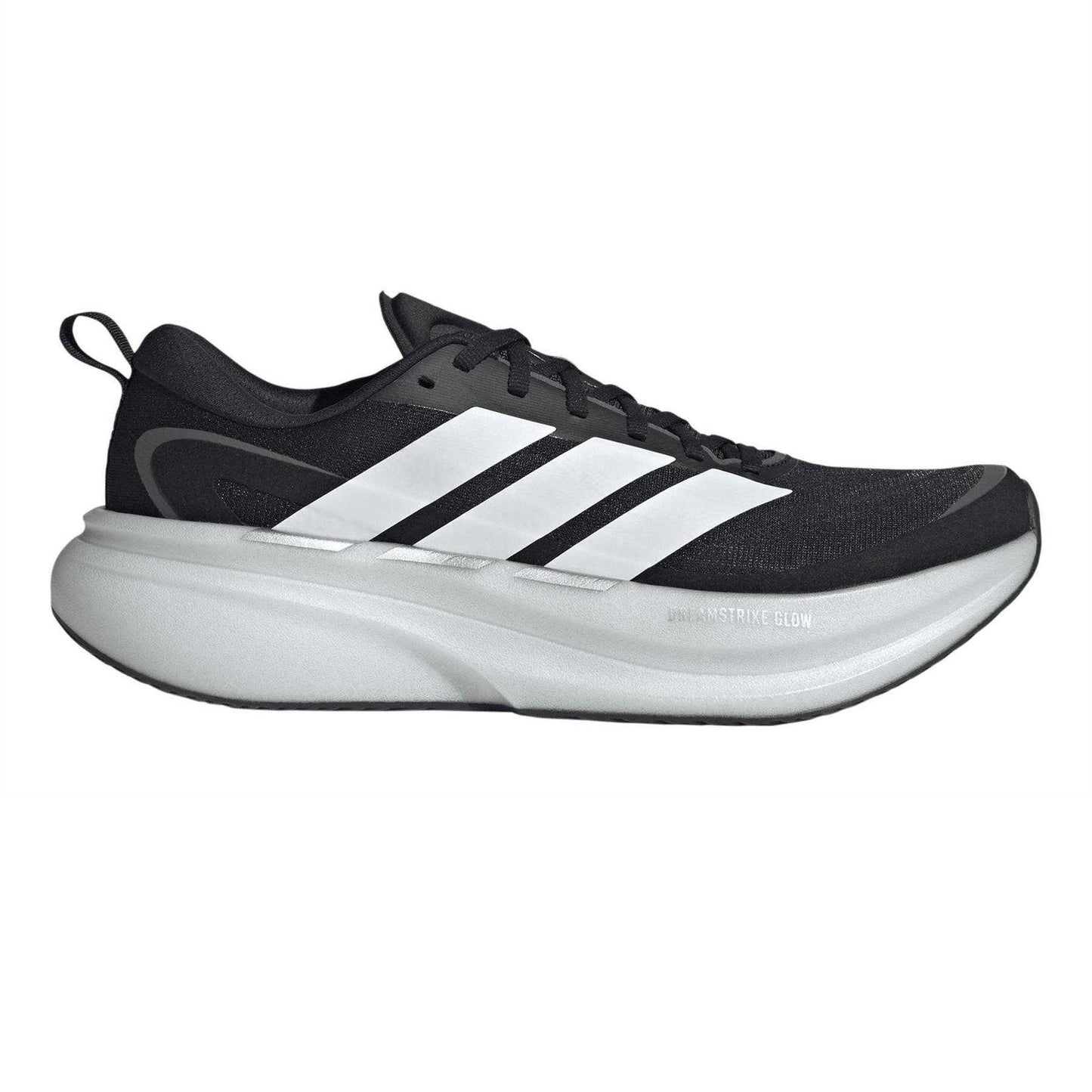 Black-White - Front - Adidas Mens Supernova Running Shoes