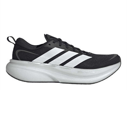 Black-White - Front - Adidas Mens Supernova Running Shoes
