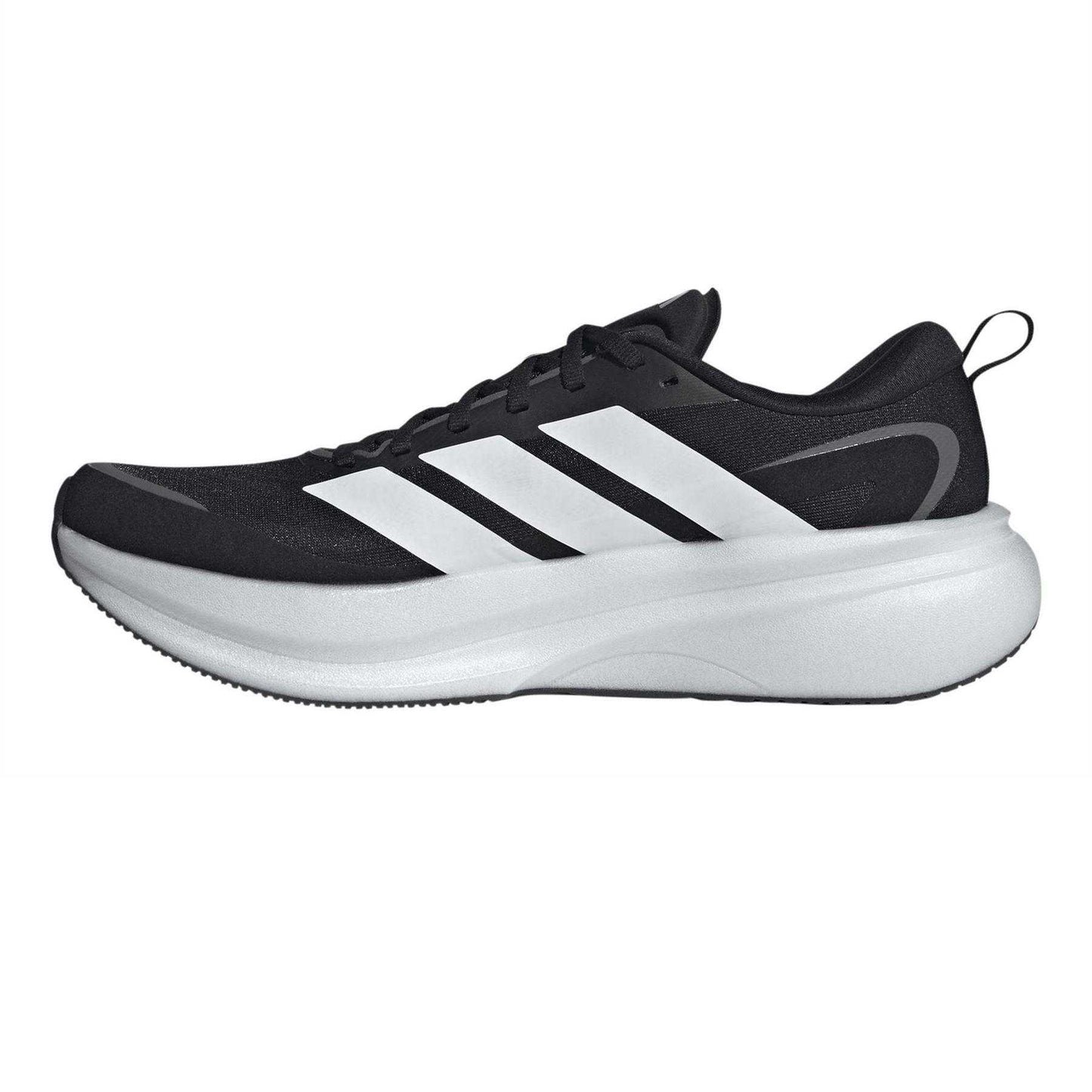 Black-White - Side - Adidas Mens Supernova Running Shoes