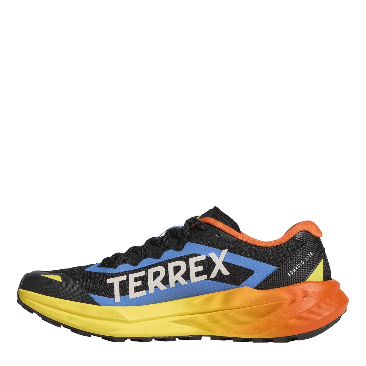 Black-Orange - Back - Adidas Womens-Ladies Terrex Agravic Shoes