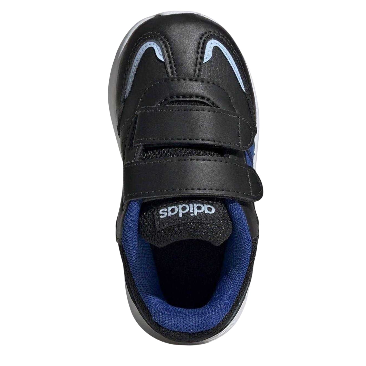 Black-Blue - Lifestyle - Adidas Childrens-Kids Tensaur Switch Flat Shoes