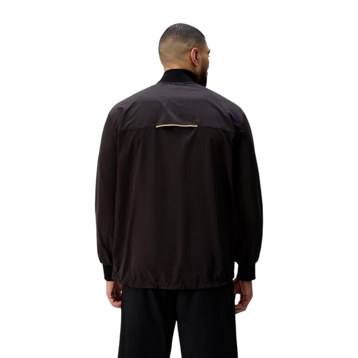 Black - Back - Canterbury Mens Tempo+ Logo Quarter Zip Track Jacket