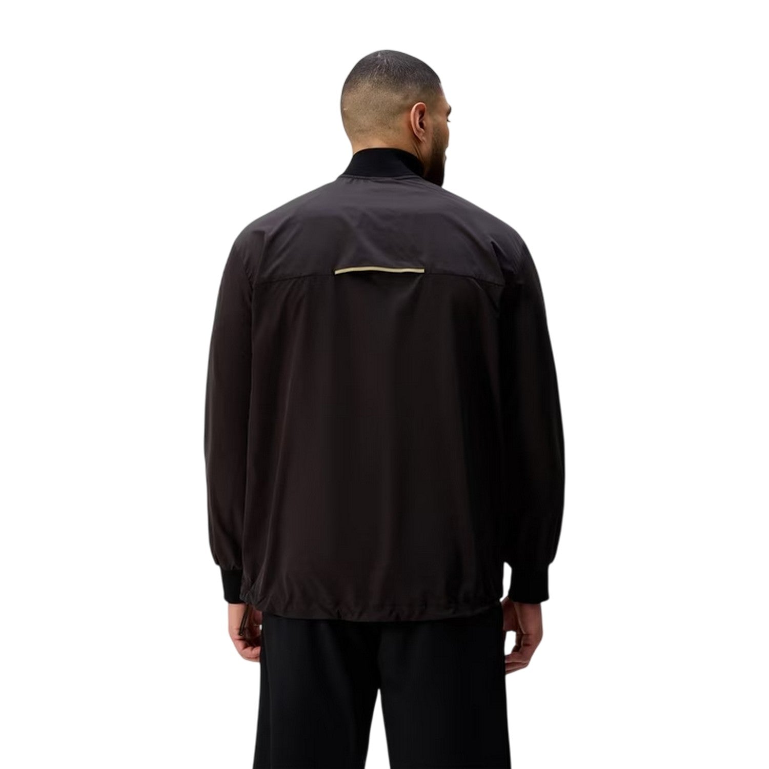 Black - Back - Canterbury Mens Tempo+ Logo Quarter Zip Track Jacket