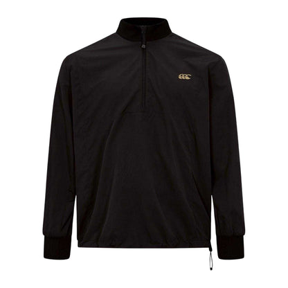 Black - Front - Canterbury Mens Tempo+ Logo Quarter Zip Track Jacket