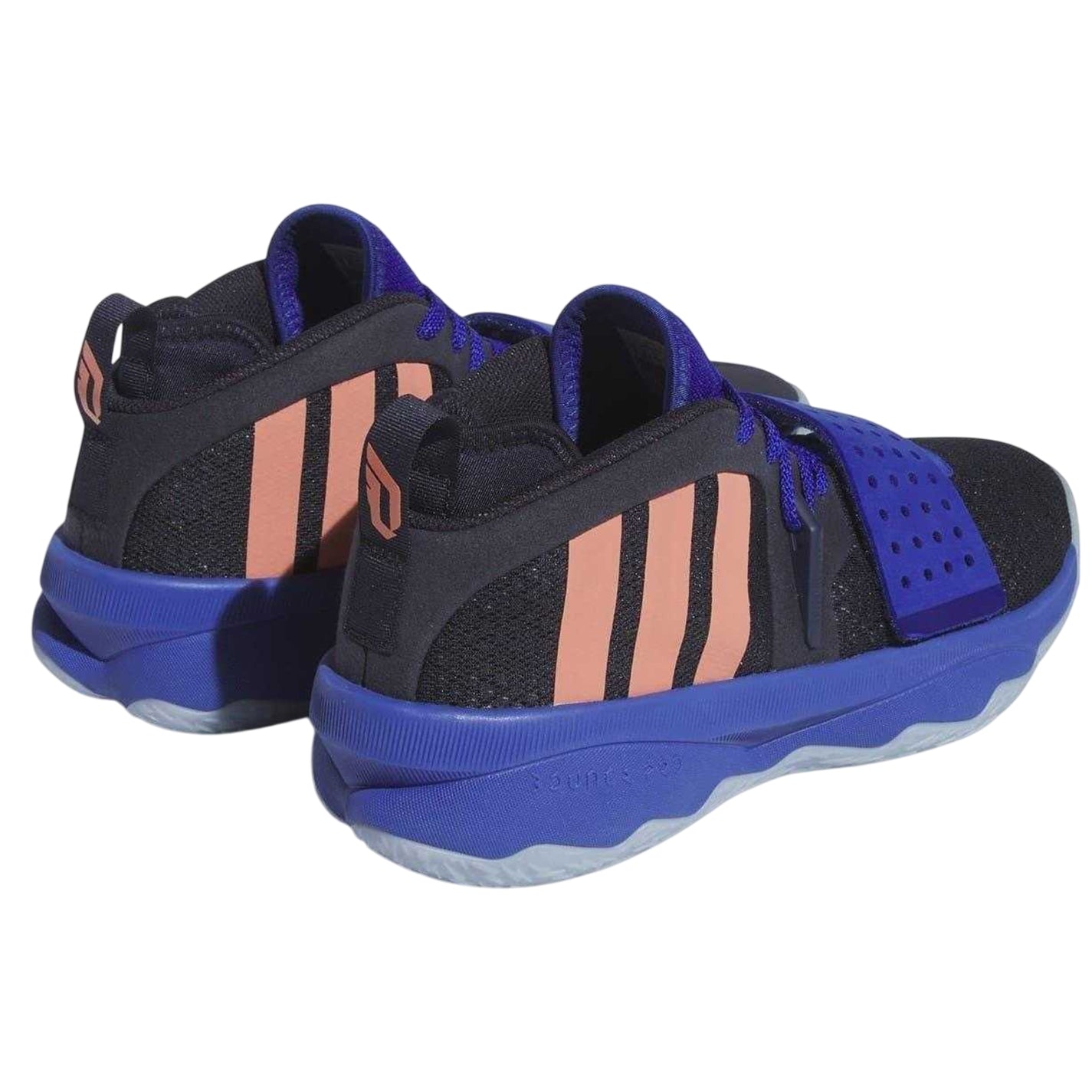 Legend Ink-Multicoloured - Back - Adidas Mens Dame 8 EXTPLY Basketball Shoes