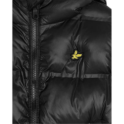 Jet Black - Side - Lyle & Scott Boys Insulated Puffer Jacket