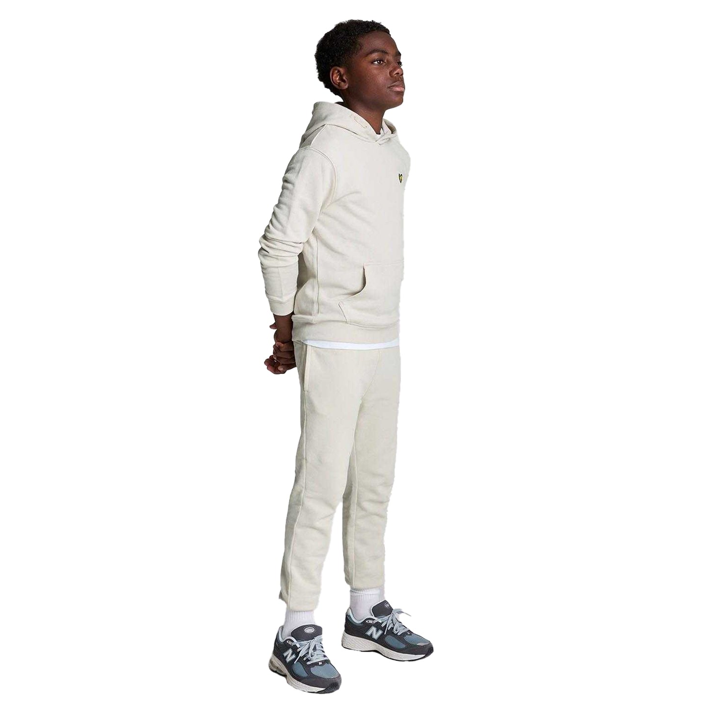 Beige - Lifestyle - Lyle & Scott Childrens-Kids Pull Over Drawstring Hoodie