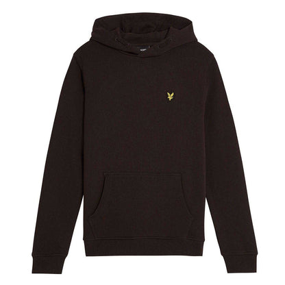 Brown - Front - Lyle & Scott Childrens-Kids Pull Over Drawstring Hoodie
