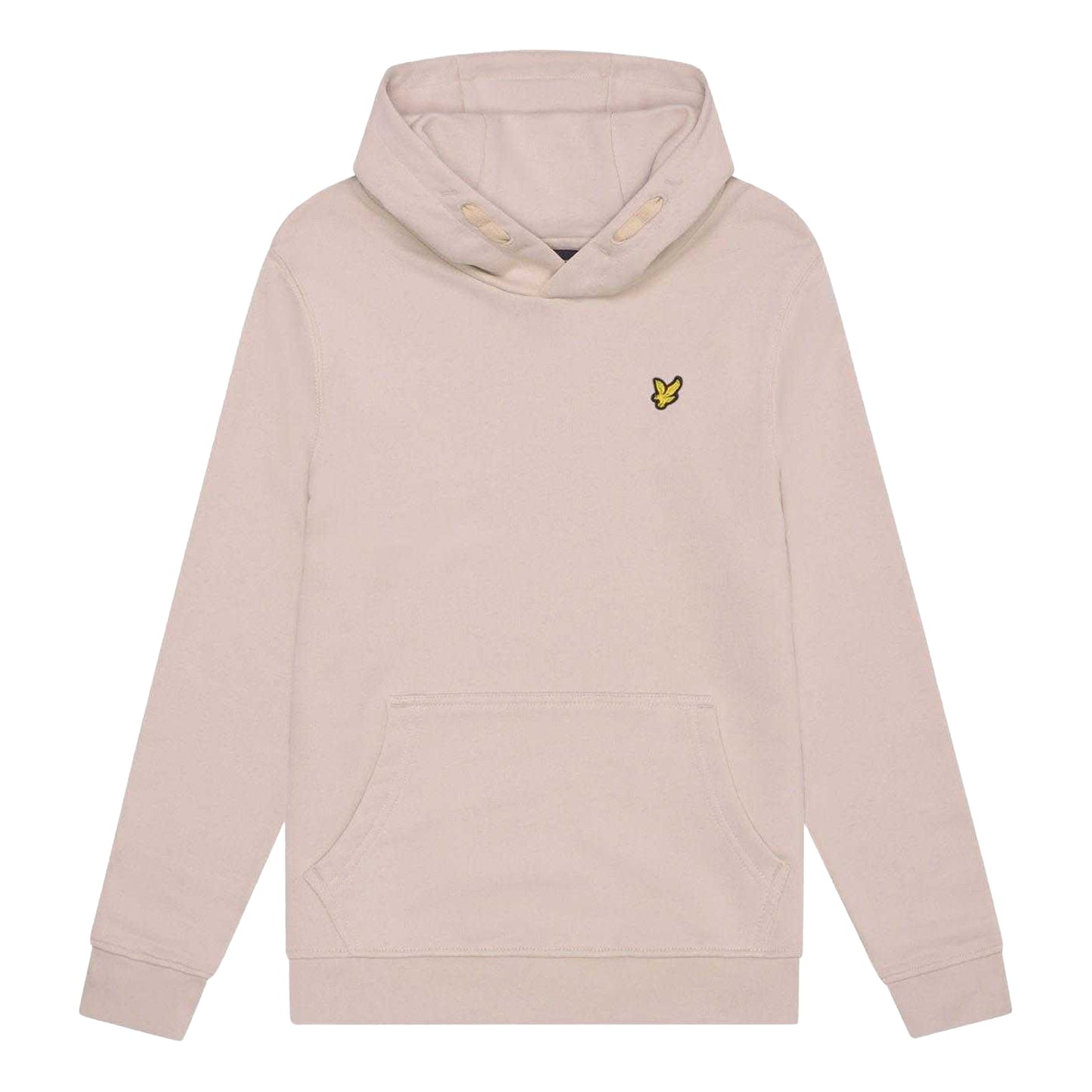 Beige - Front - Lyle & Scott Childrens-Kids Pull Over Drawstring Hoodie