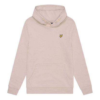 Beige - Front - Lyle & Scott Childrens-Kids Pull Over Drawstring Hoodie