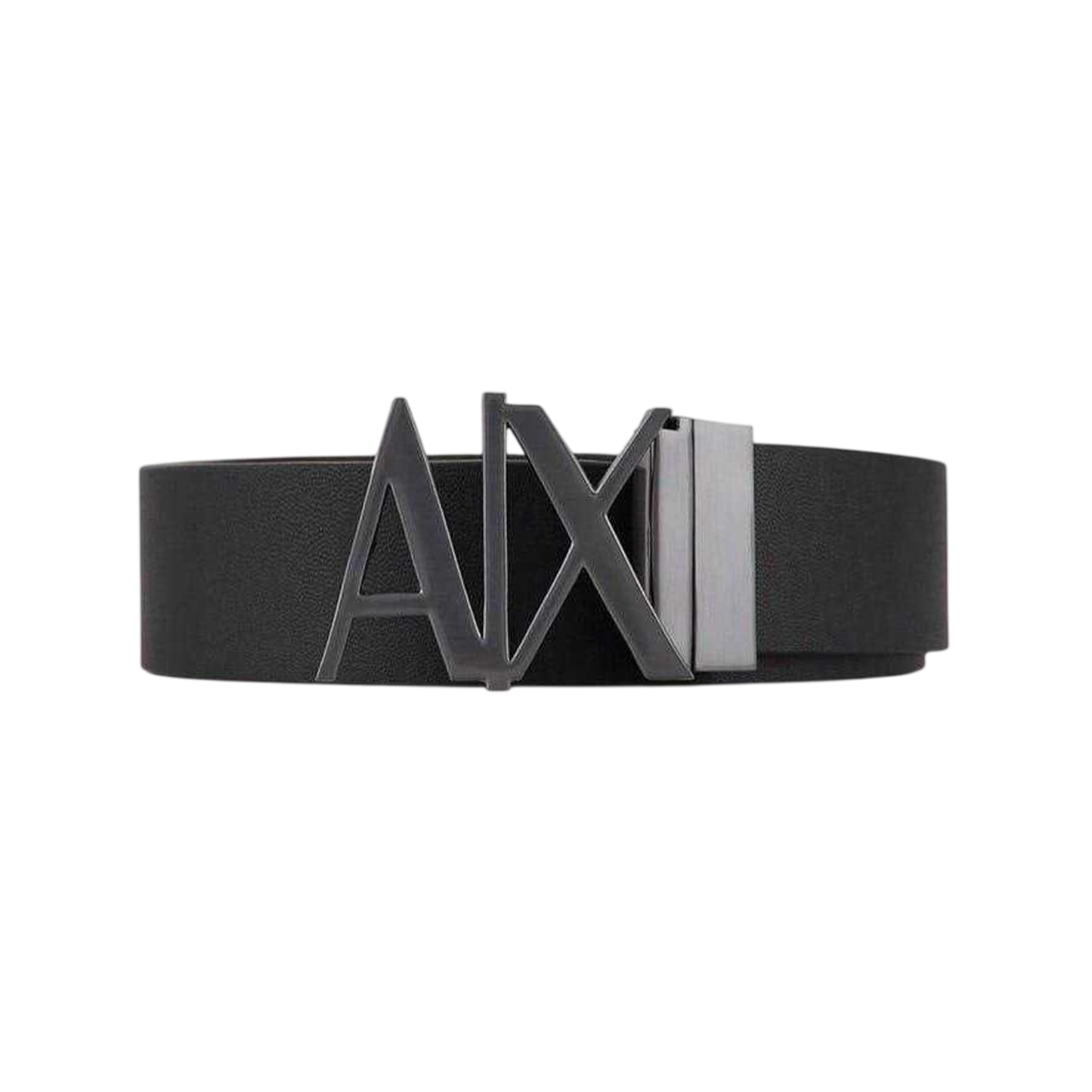 Black - Back - Armani Exchange Mens AX Belt
