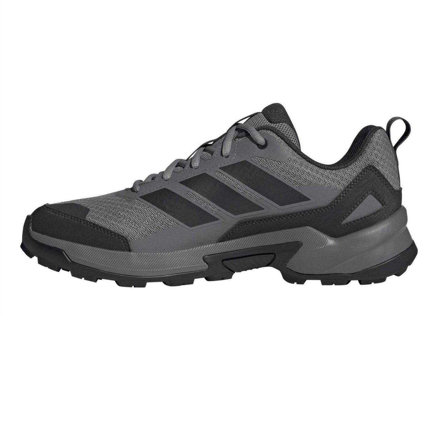 Grey-Carbon - Side - Adidas Mens Eastrail3 Hiking Shoes